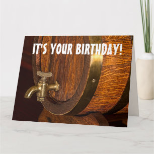 BOURBON BARREL BIRTHDAY GRAN TARJETA