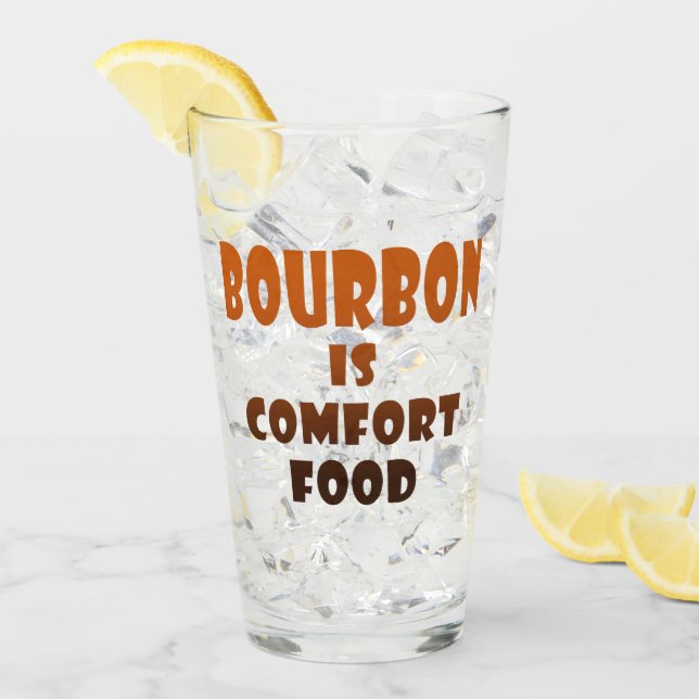 Bourbon Es Comida De Consuelo Bebida Highball Pint (Anverso (hielo))