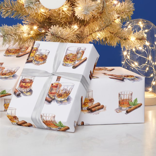 Bourbon Theme Wraping Papel regalo de soltera (Vacaciones)