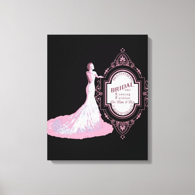 BOUTIQUE boda - Lienzo envuelto (Anverso)