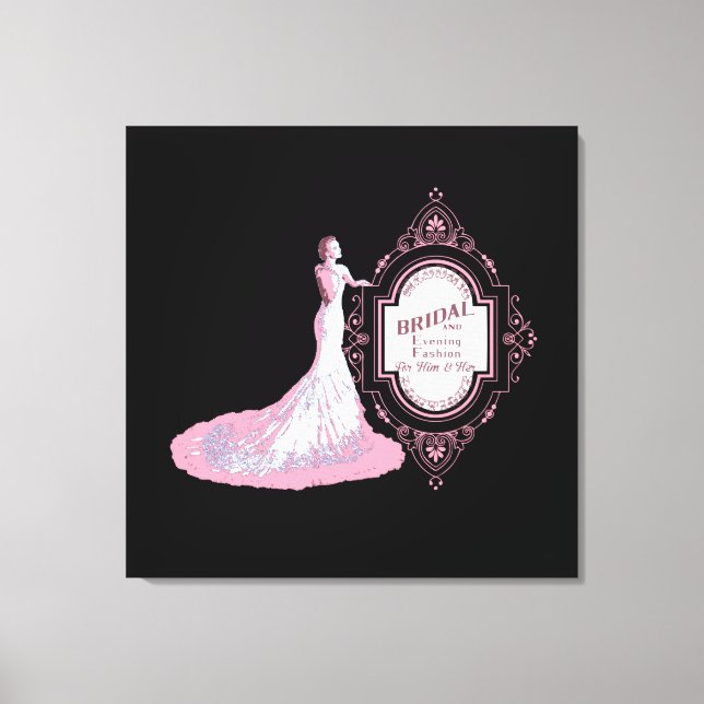 BOUTIQUE boda - Lienzo envuelto (Anverso)