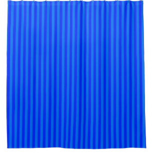 Boutique Stripes Blue - Cortina de ducha en el bañ