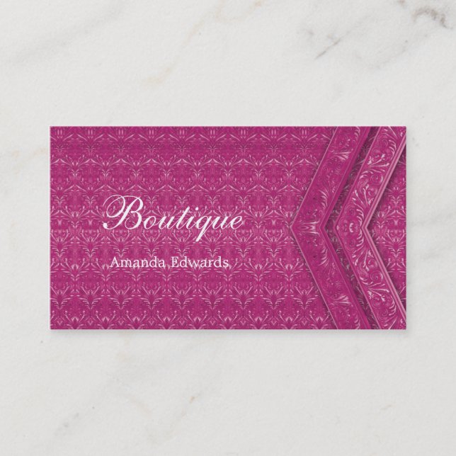 Boutique - tarjeta de visita (Anverso)