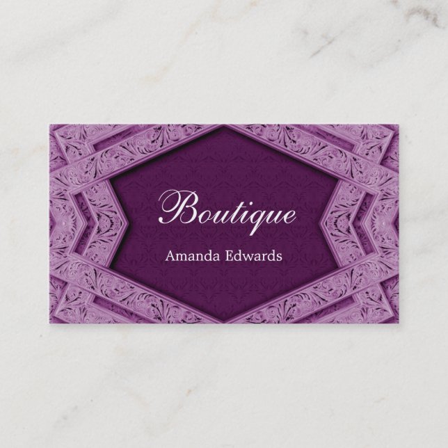 Boutique - tarjeta de visita (Anverso)