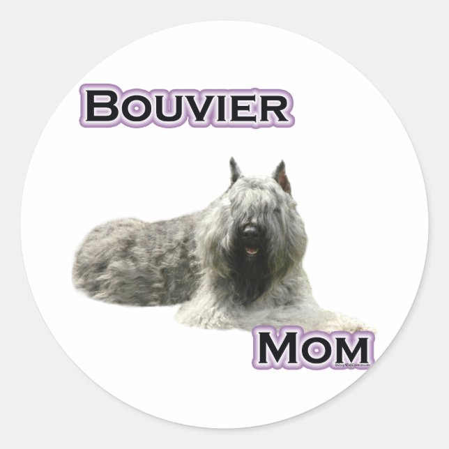Bouvier Mom 4 - Pegatina (Anverso)