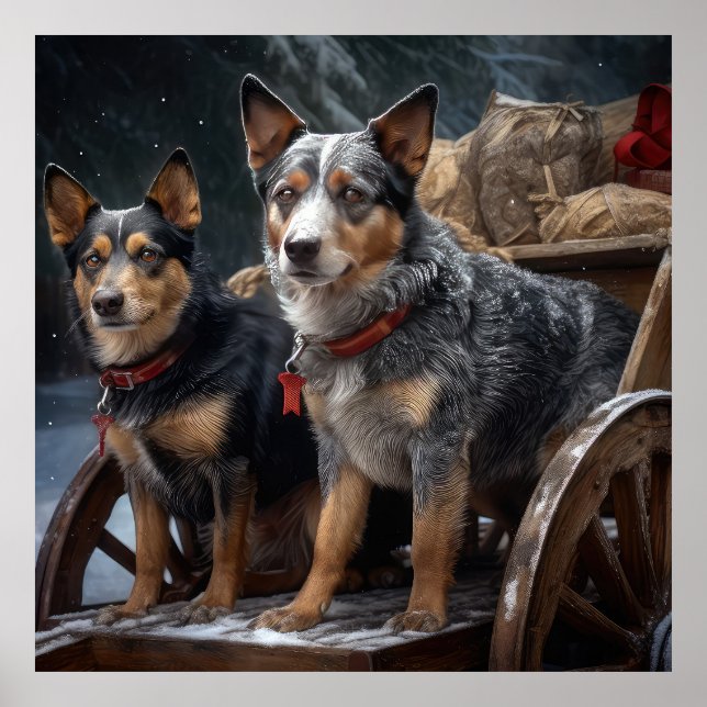 Bovino Australiano Decoración de Navidades Snowy S (Frente)