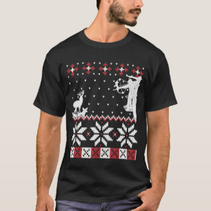 Bow Hunter Ugly Christmas Sweater Archery Deer Hun