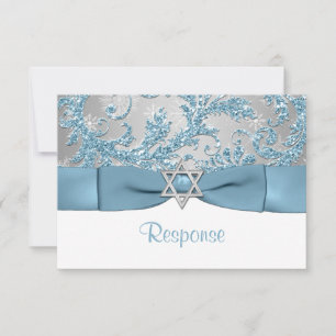 BOW IMPRESO - Winter Wonderland Bat Mitzvah RSVP