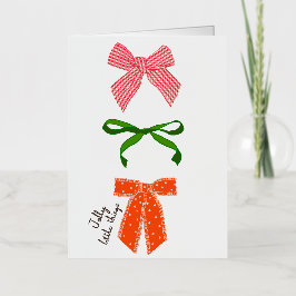Bow Jolly Little Things Navidad 