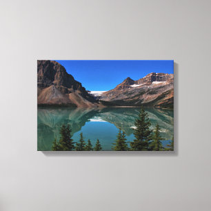 Bow Lake In Banff Lienzo Envuelto
