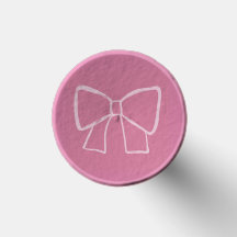 Bow rosa minimalista