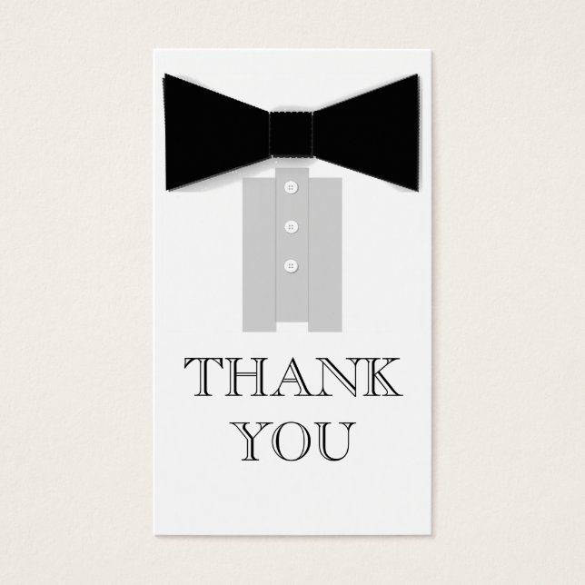 Bow Tie Gracias Cartas (Frente)