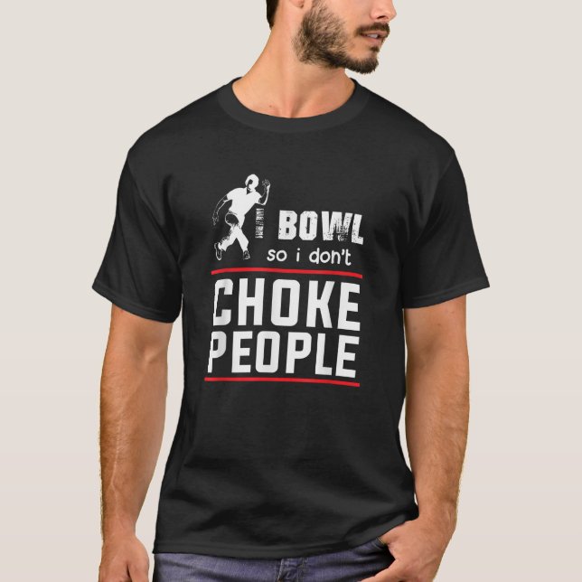 Bowl para no asfixiar a la gente con Camisetas de  (Anverso)