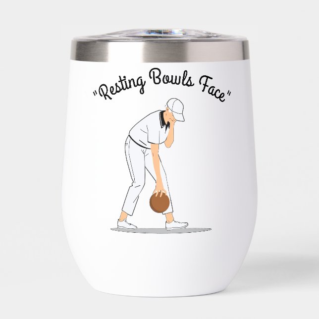 Bowls de césped: Cara de bolos en descanso, divert (Frente)