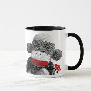 Bowty la taza del mono del calcetín