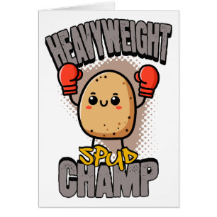 Boxeo de Patata Campeón Peso Pesado Spud
