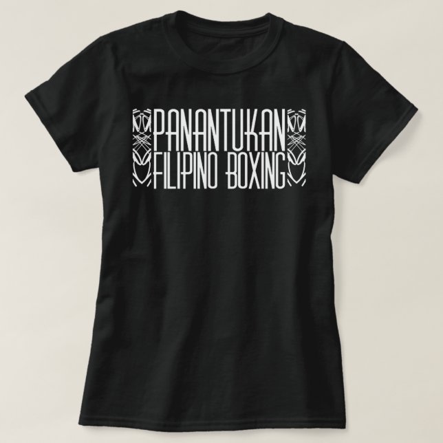 Boxeo filipino en Panantukan Esencial camiseta (Diseño del anverso)