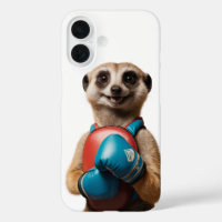 Boxeo Meerkat Sports iPhone 16 Funda