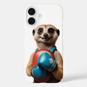 Boxeo Meerkat Sports iPhone 16 Funda