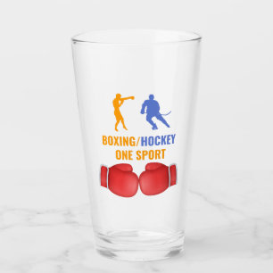 Boxeo y deporte de hockey uno