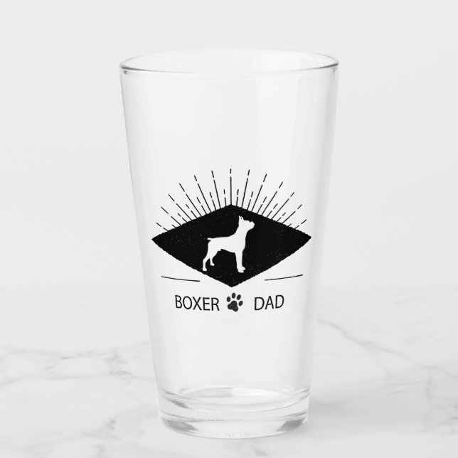 Boxer Dad Pint Glass (Anverso)
