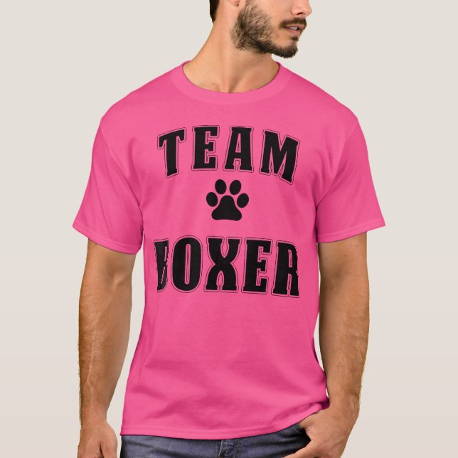 Boxer de equipo - Gracioso regalo de camiseta de B (Anverso)