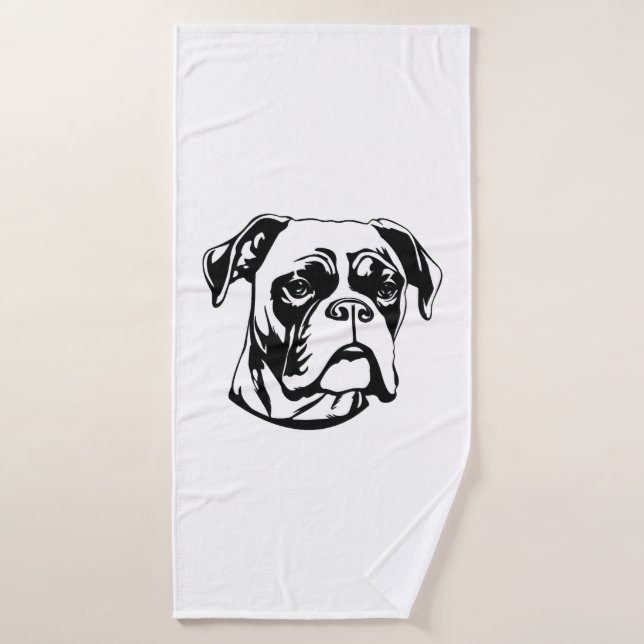 Boxer Dog (Toalla de baño)