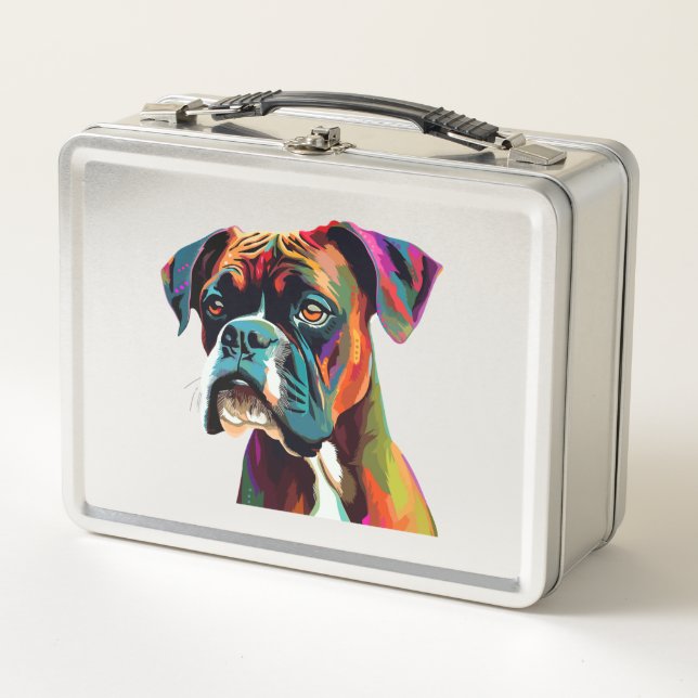 Boxer Dog Colorful (Anverso)