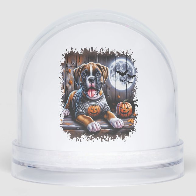 Boxer Dog Halloween (Anverso)