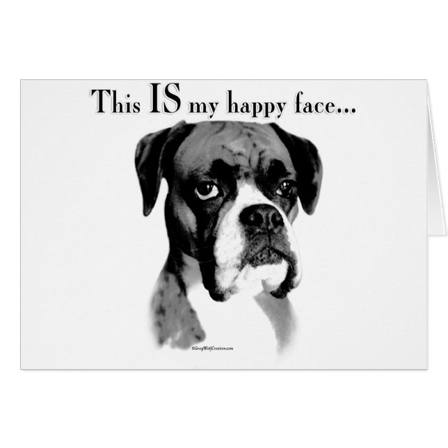 Boxer Happy Face (Anverso (Horizontal))