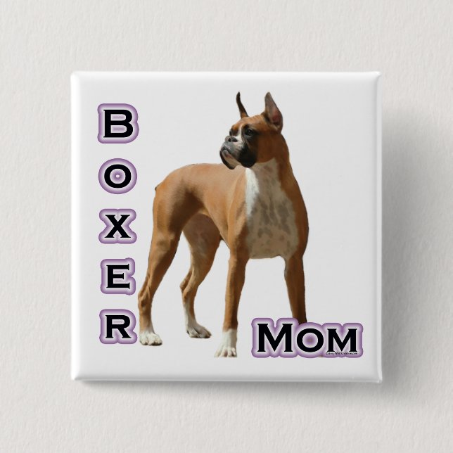 Boxer Mom 4 - Botón (Anverso)