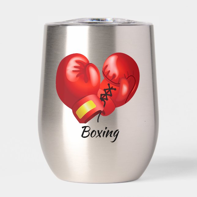 Boxing Design Thermal Wine Tumbler (Frente)