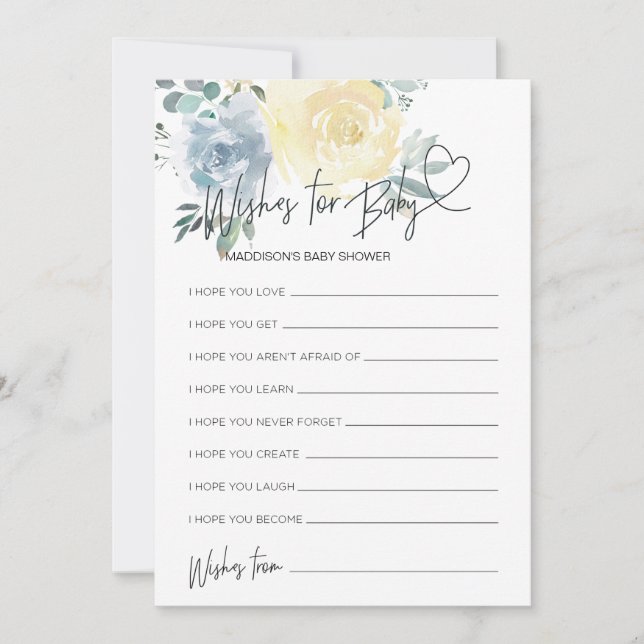 Boy Baby Shower Quiere Una Tarjeta De Juego Para B (Anverso)