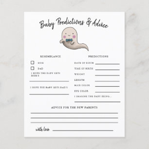 Boy Ghost Little Boo Predicciones y Tarjeta de Con