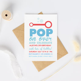 (Boy) Invitación de cumpleaños temática a Fiesta d