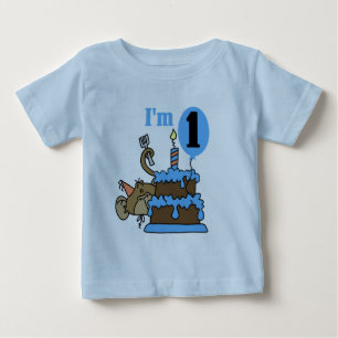 Boy Monkey Soy 1 camisetas de cumpleaños y regalos