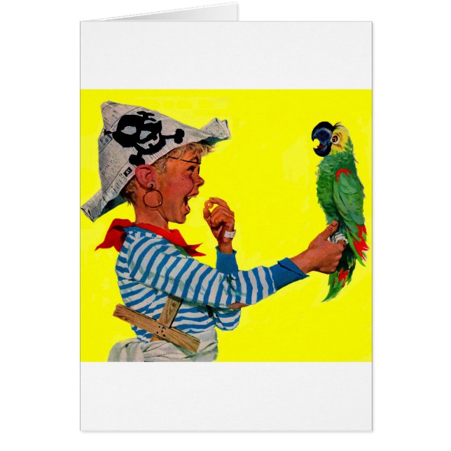 boy pirate and parrot (Frente)