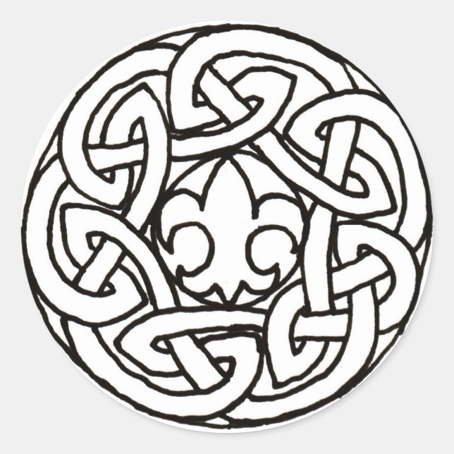 Boy Scout Knot pegatinas (Anverso)