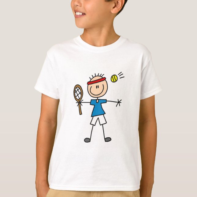 Boy Tennis Player camisetas y regalos (Anverso)