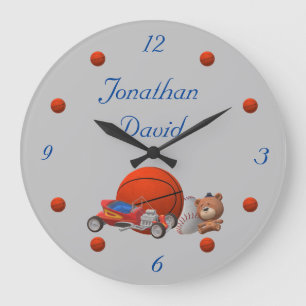 Boy Toys Tema Reloj de pared acrílico