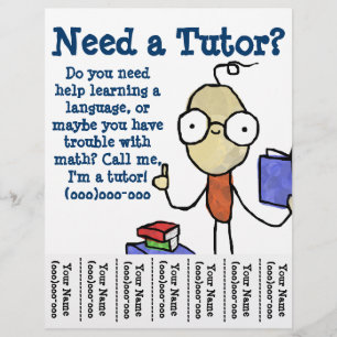 Boy Tutor Flyer