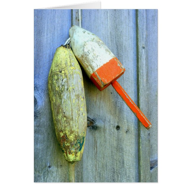 Boyas de bogavante de madera (Frente)