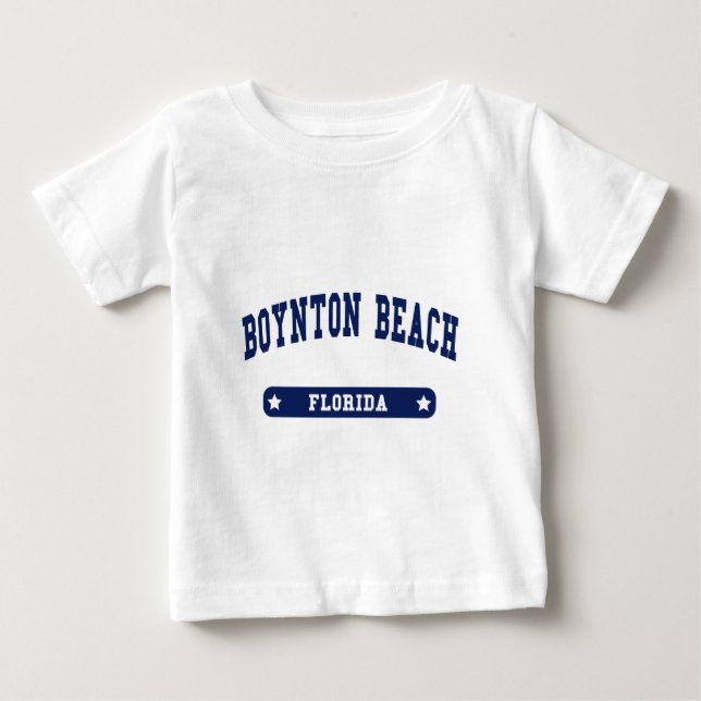 Boynton Beach Florida College Style t camisetas (Anverso)