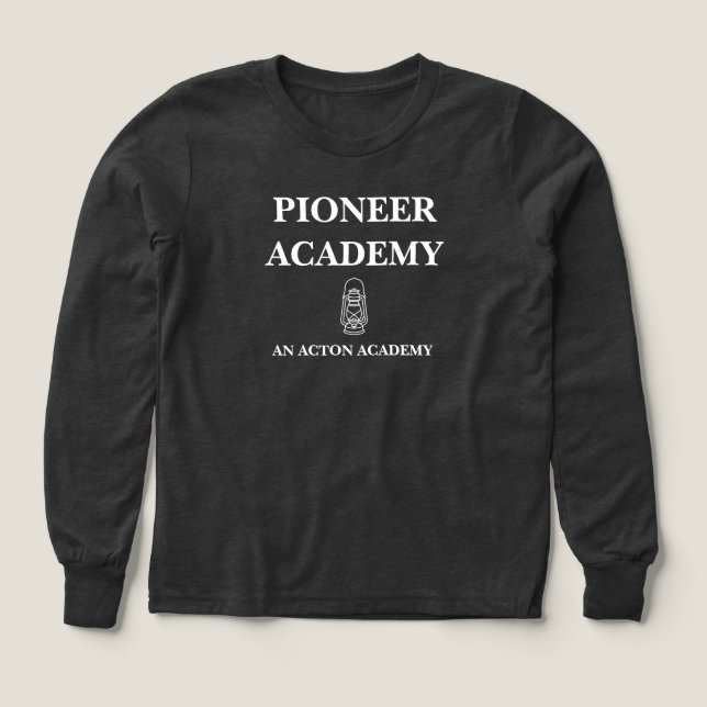 Boys' Pioneer Academy Long-Sleeve Tri-Blend Shirt (Diseño frontal)