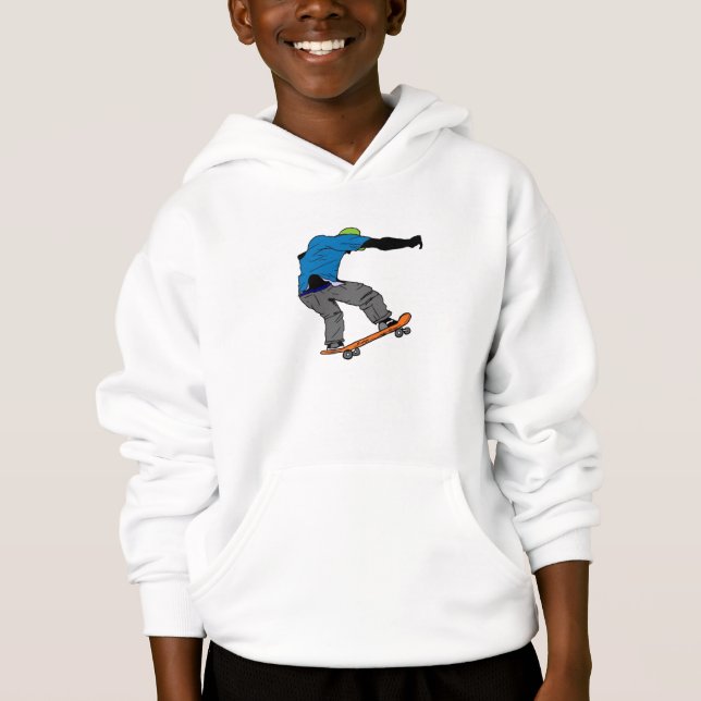 Boys Skateboarder hoodie (Anverso)