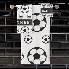 Boys Soccer Player's Name & Number Sports Fan Ball