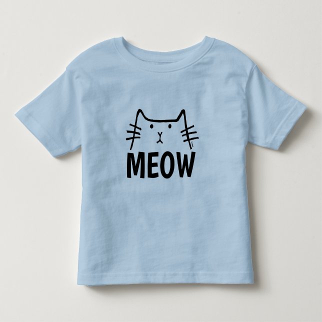 BOYS TODDLER CAT LOVER MEOW Camisetas (Anverso)