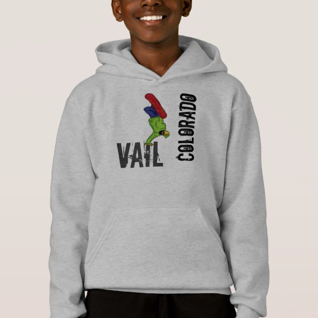Boys Vail Colorado hoodie (Anverso)