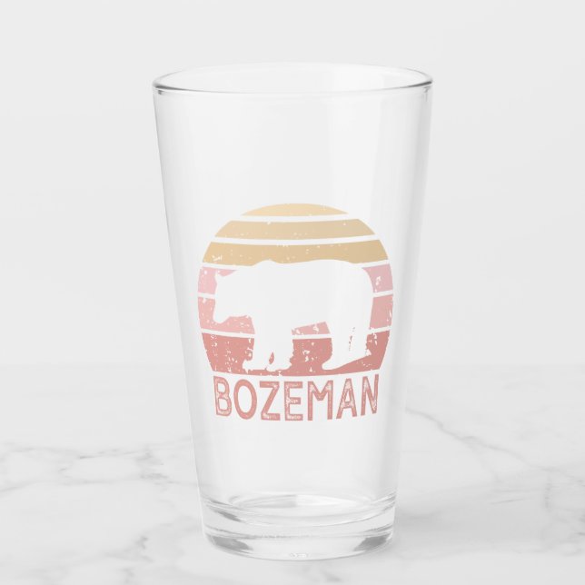 Bozeman Montana Retro Bear (Anverso)