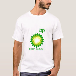 BP vara la camisa de las señoras del contaminador